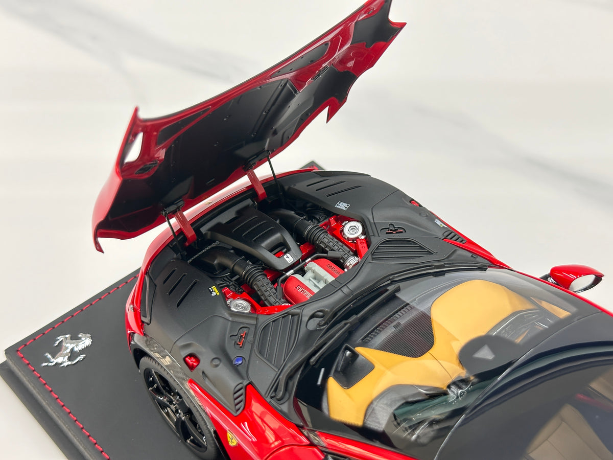 BBR 1/18 Ferrari Purosangue (Panoramic Roof Version) – Die-cast, Fully Opening – Standard Red (HE180053B)