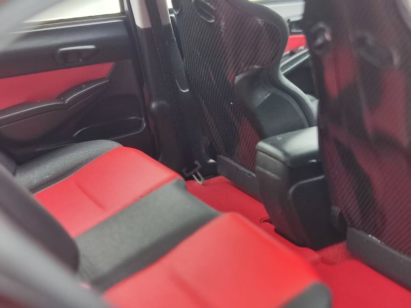 MOTORHELIX 1/18 Honda Civic Type R (FD2) MUGEN RR Milan Red MH352