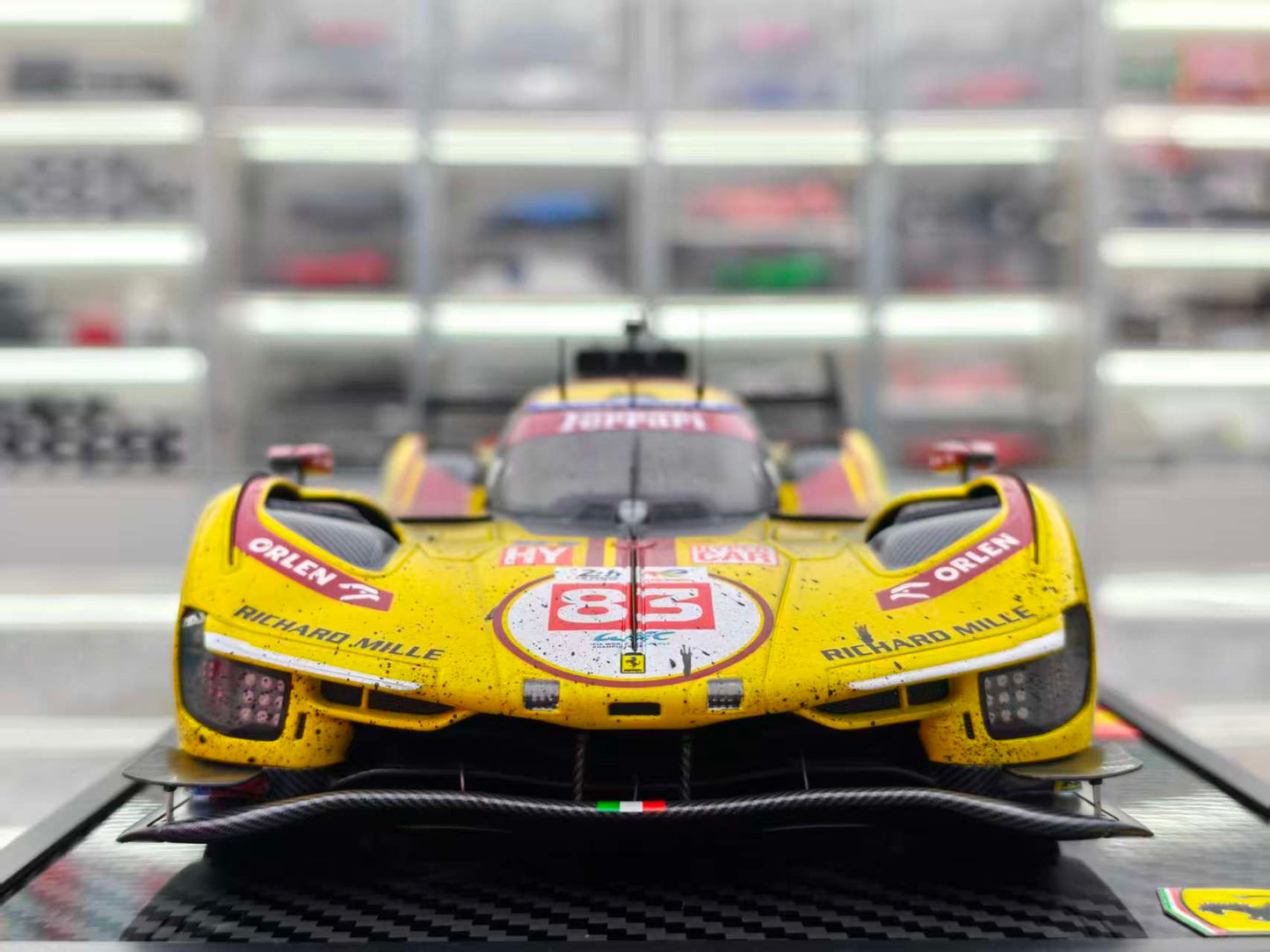 BBR 1/18 Ferrari 499P car n. 83 WINNER 24h Le Mans 2025 Dirty Edition P18271CDIRTYCH