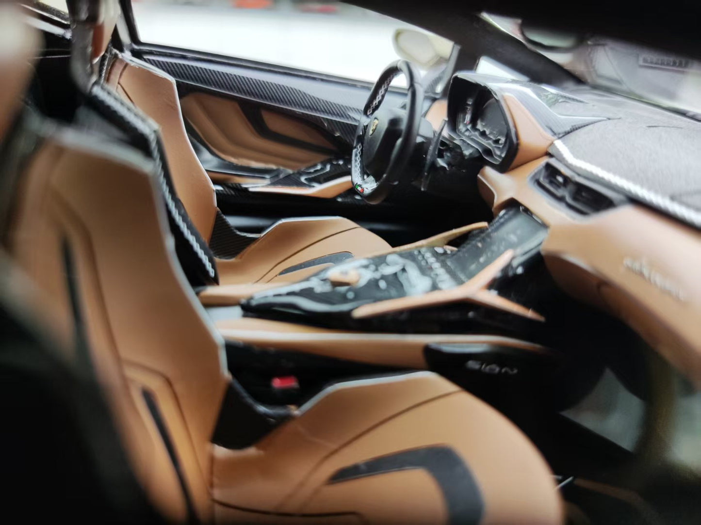 MR 1/18 Lamborghini SIAN FKP 37 Army Green LAMBO042