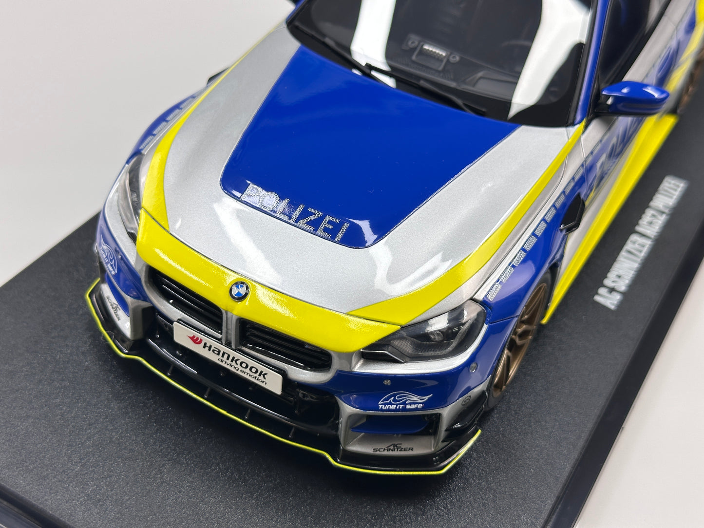GT Spirit 1/18 BMW AC Schnitzer ACS2 Sport POLIZEI 2024 Blue Silver Livery GT573