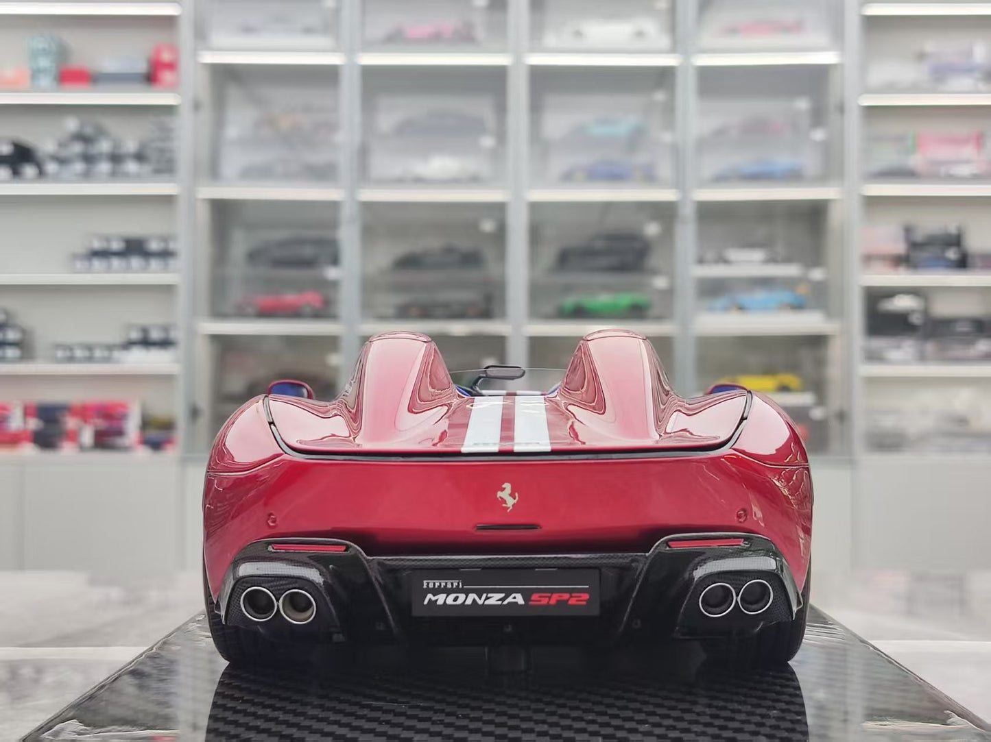 CE 1/18 Ferrari Monza SP2 Metallic Red CE010