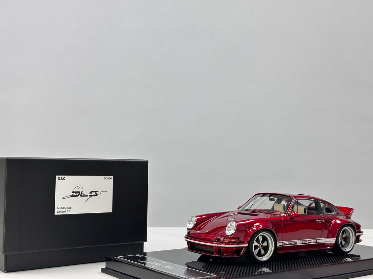 Dino Model 1/18 Porsche Singer DLS – Metallic Red (DC006)