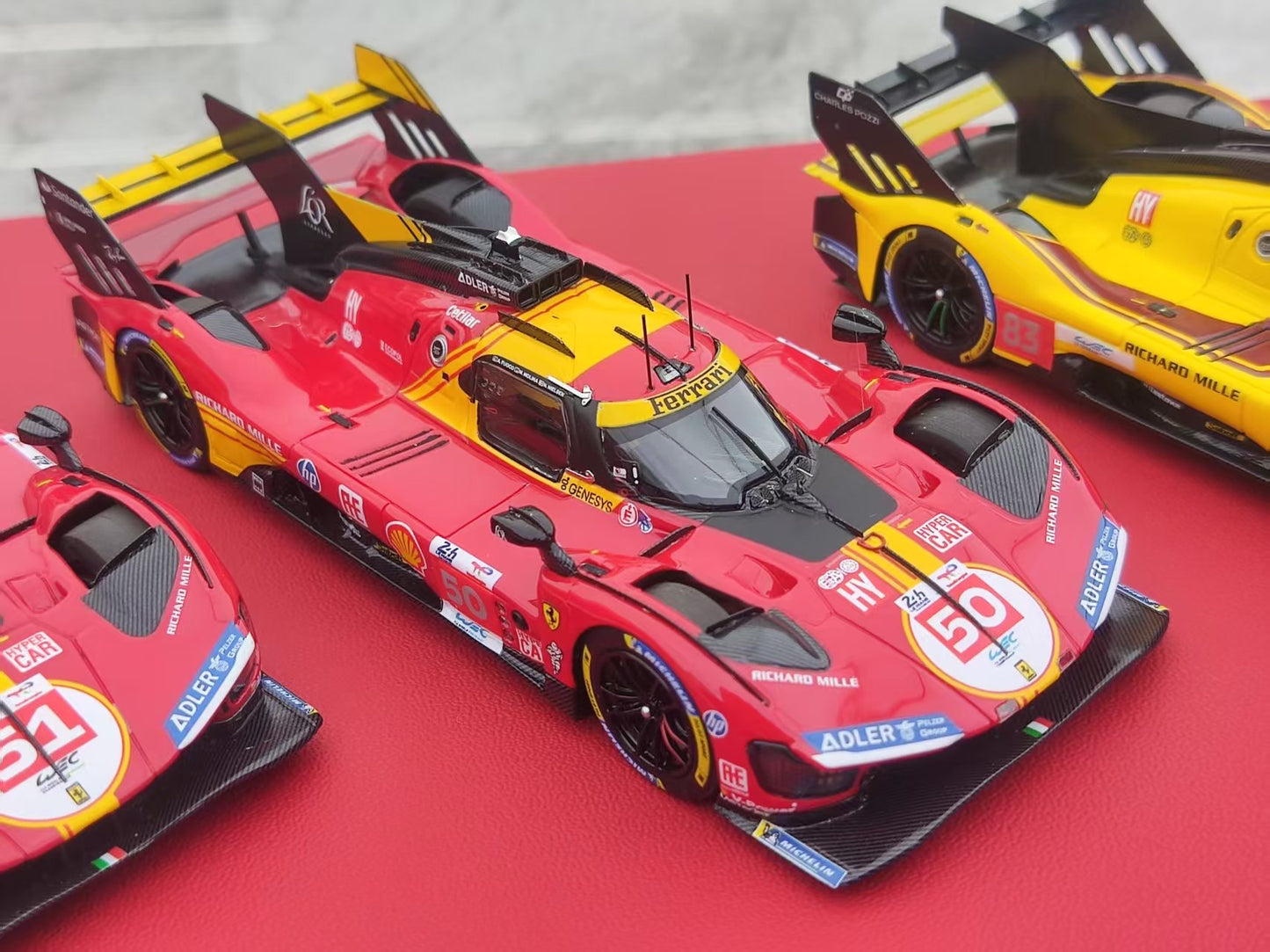 BBR 1/43 Ferrari 2023, 2024, 2025 Le Mans Three-Time Champion Special Edition Three-Car Set EMP25LMEX