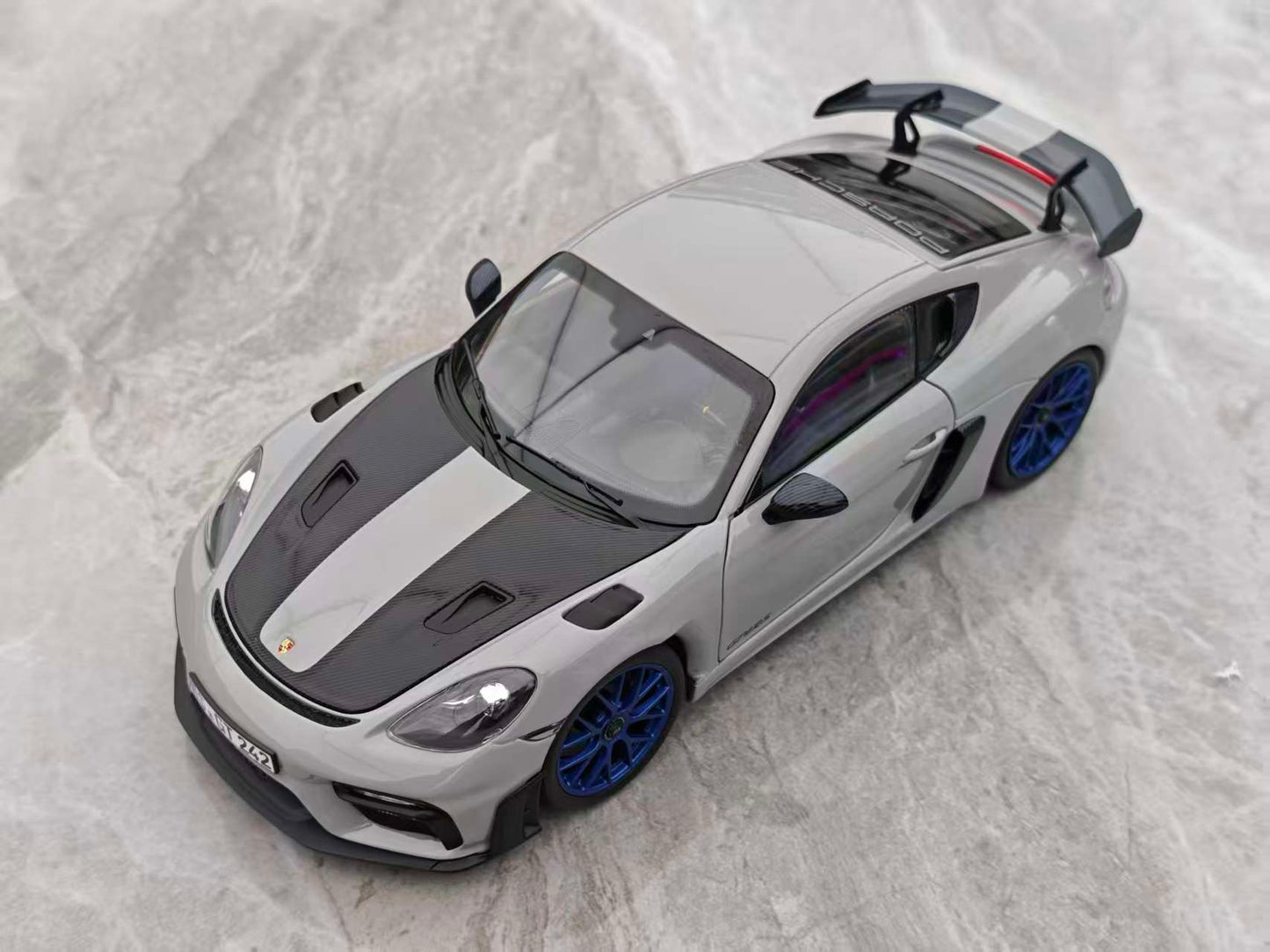 NOREV 1/18 Porsche Cayman GT4 RS Grey（18753）