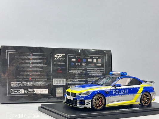 GT Spirit 1/18 BMW AC Schnitzer ACS2 Sport POLIZEI 2024 Blue Silver Livery GT573