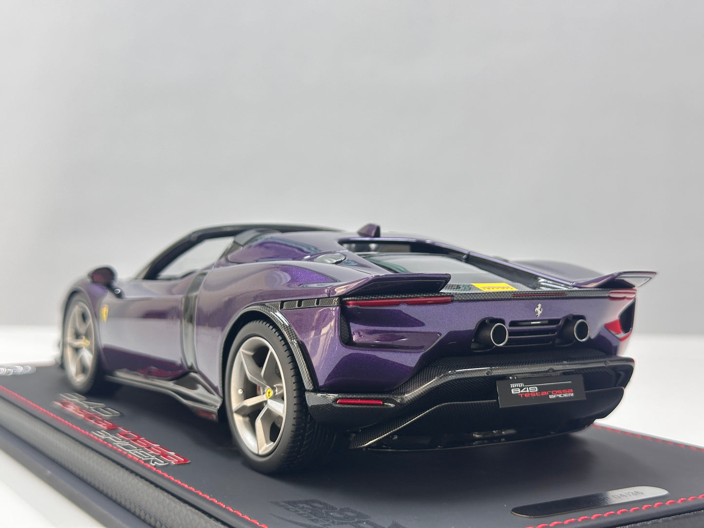BBR 1/18 Ferrari Testarossa Spider Purple P18277D