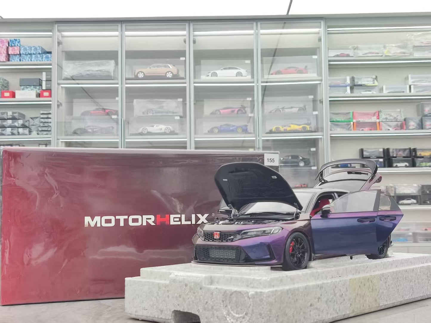 MOTORHELIX 1/18 Honda Civic TYPE R (FL5) Customized Chameleon Paint MH337