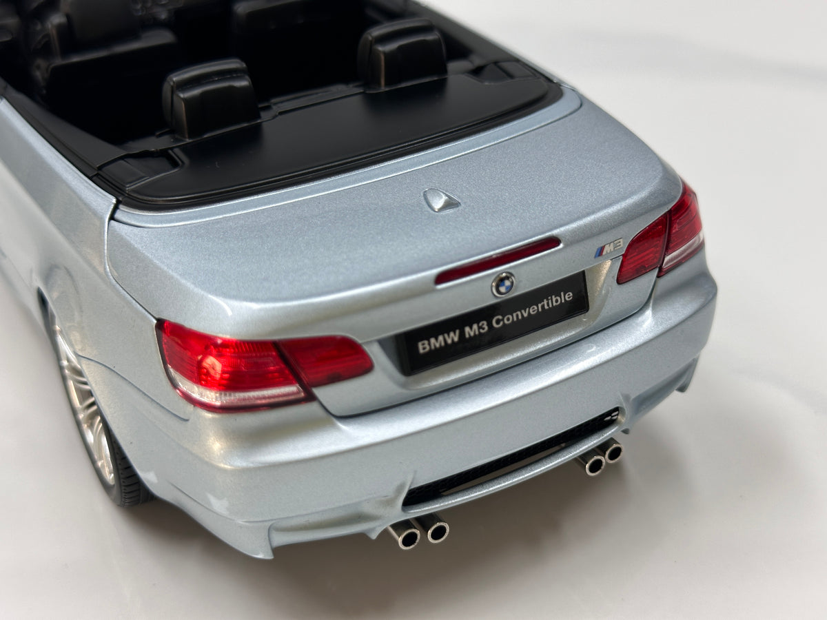 KYOSHO 1/18 BMW M3 Convertible (E93M) Silver 08738SS