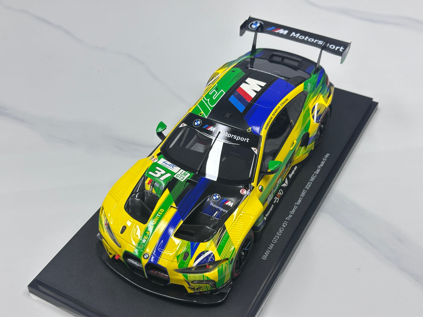 TopSpeed 1/18 BMW M4 GT3 EVO #31 The Bend Team WRT Green Livery TS0713