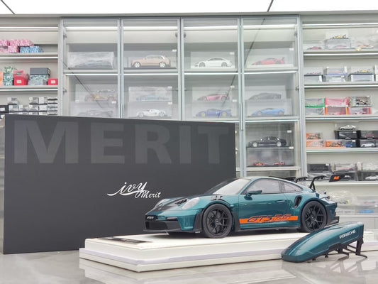 IVY 1/18 Porsche 992 GT3 RS PTS Green/Orange Decals IM1837POB