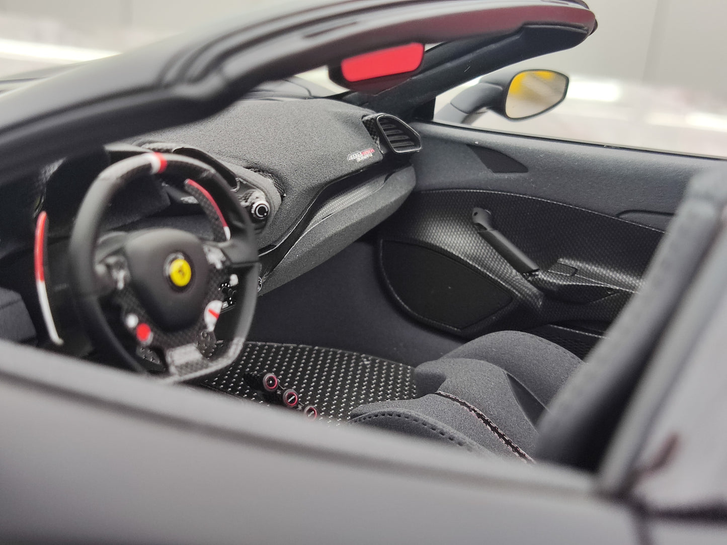 BBR 1/12 Ferrari 488 Pista Spider Leclerc Matte Black BBR1225CL