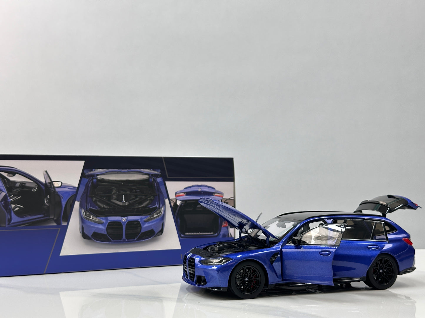 TSM MODEL 1/18 BMW M3 Touring M Portimao Blue TSM181029