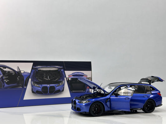 TSM MODEL 1/18 BMW M3 Touring M Portimao Blue TSM181029