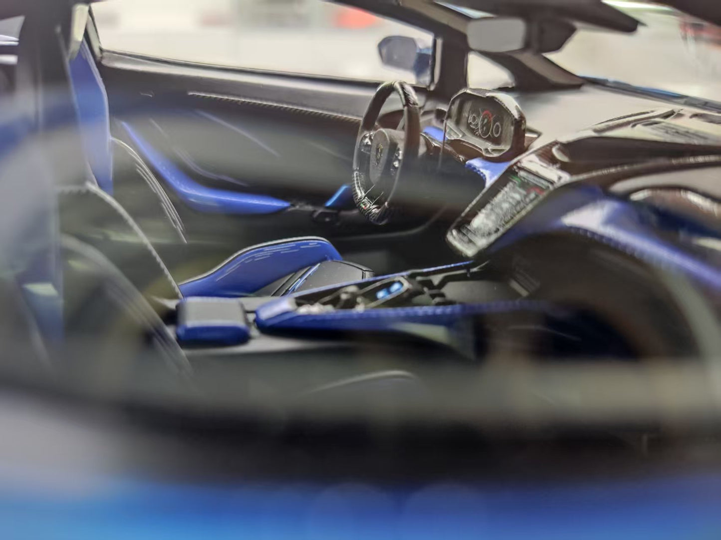 IVY 1/18 Lamborghini Revuelto Opera Unica 60th Anniversary Blue IVY233