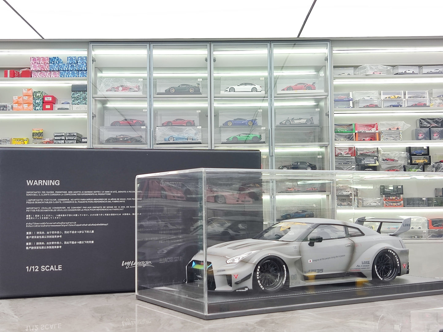 IVY 1/12 Nissan LB-Silhouette Works GT 35GT-RR Battle Grey IVY234