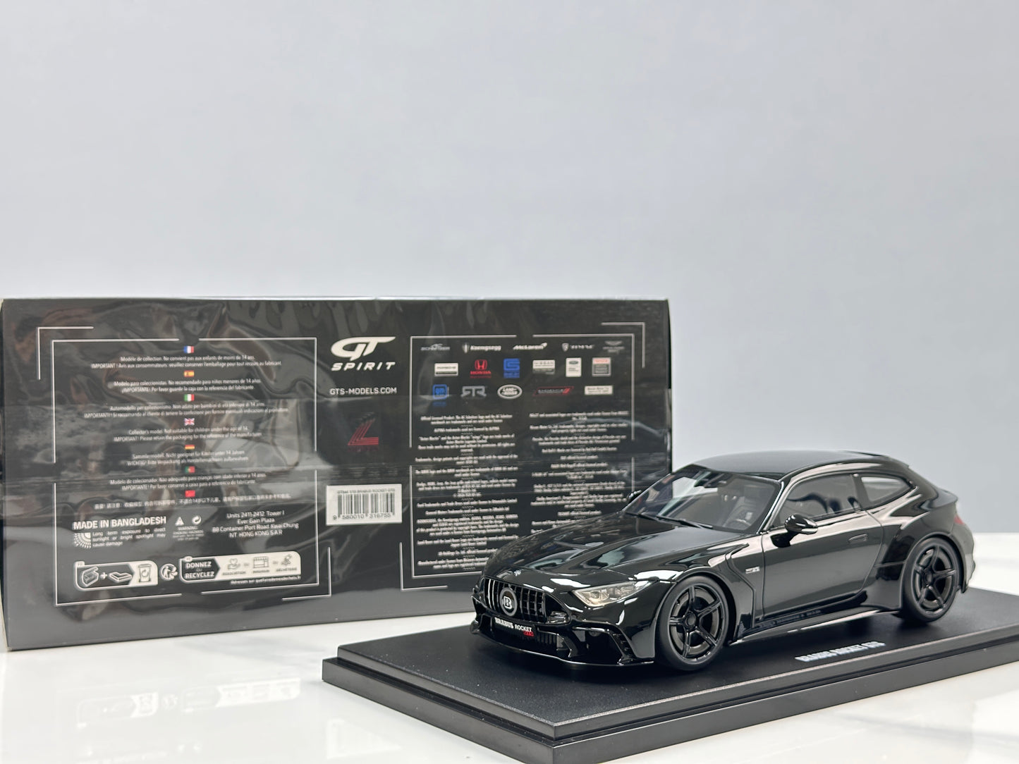 GT Spirit 1/18 Brabus Rockt GTS Black GT544