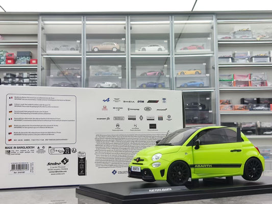 Solido 1/18 Fiat F595 Abarth Verde Adrianina 2023 Green S1811307