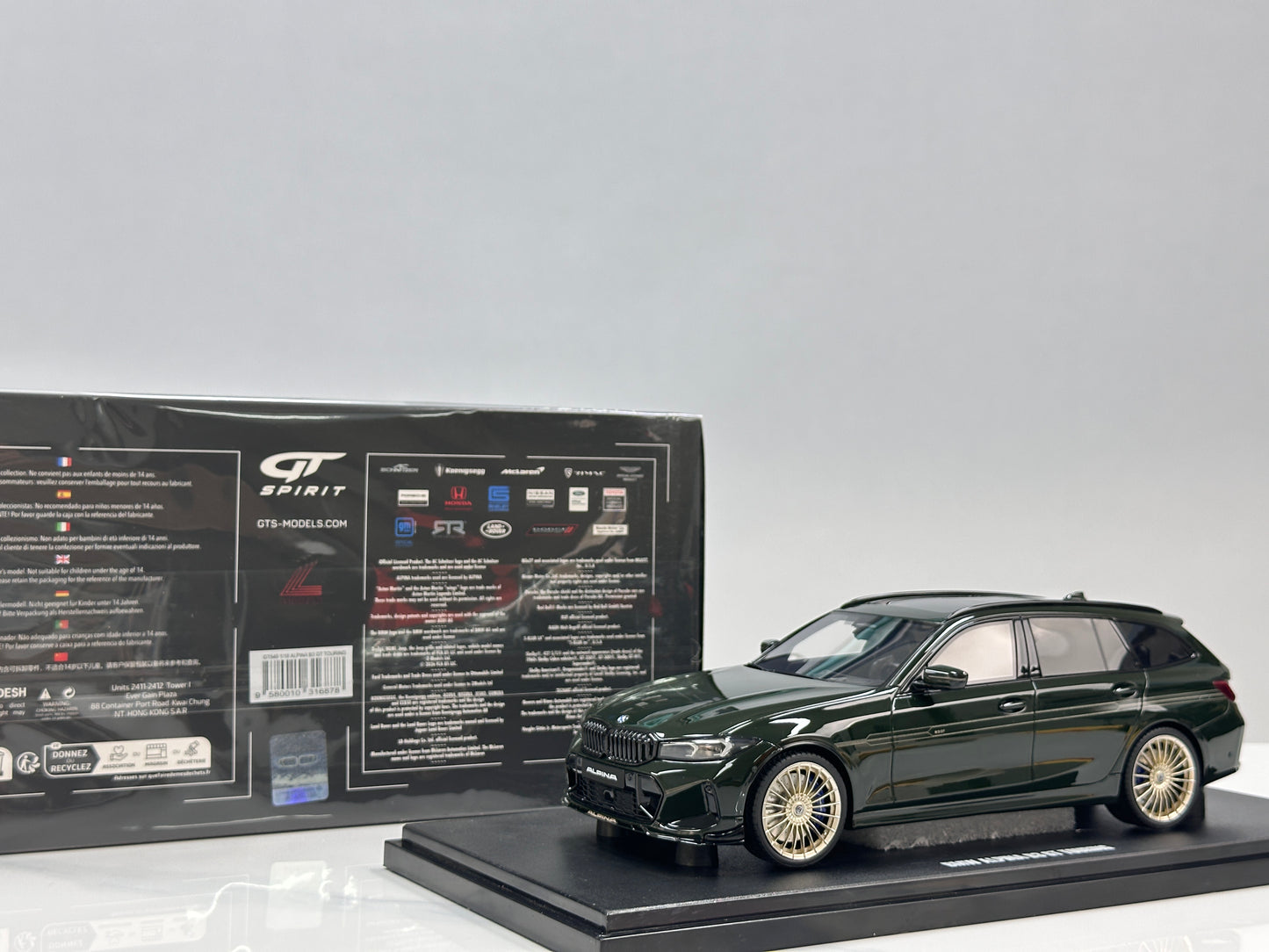 GT Spirit 1/18 BMW Alpina B3 GT Touring Green GT549