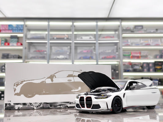MINICHAMPS 1/18 BMW M4 CSL 2023 White 110023022