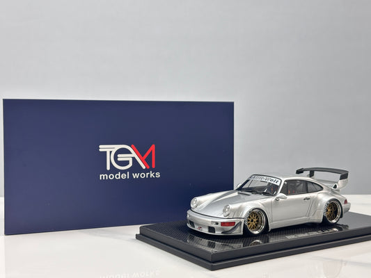 TGM Model 1/18 Porsche RWB 964 – Silver (TGM008)