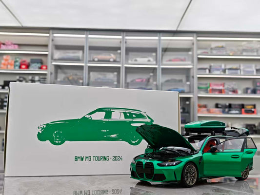 MINICHAMPS 1/18 BMW M3 Touring, Green, 113024023