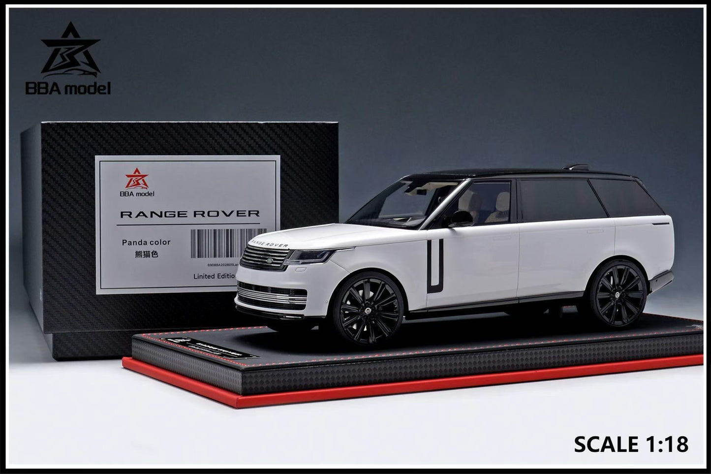 BBA Model 1/18 Land Rover Range Rover Autobiography Long Wheelbase Resin Model Car
