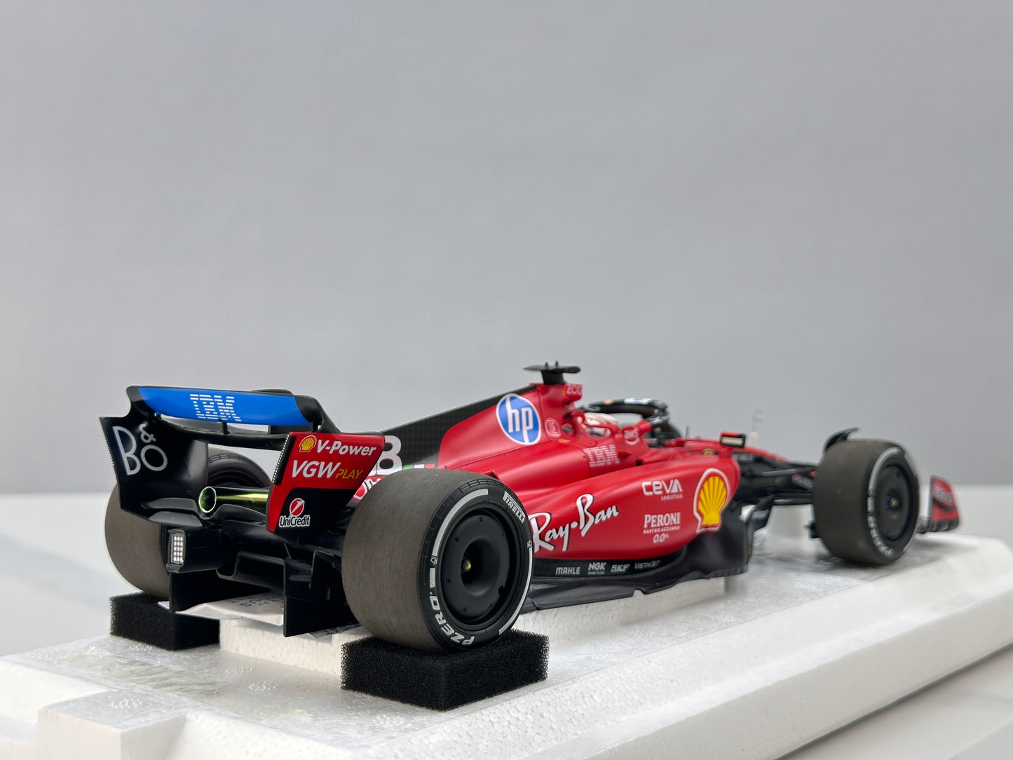BBR 1/18 Ferrari SF-23 #38 Zhou Guanyu Red BBR2318T38