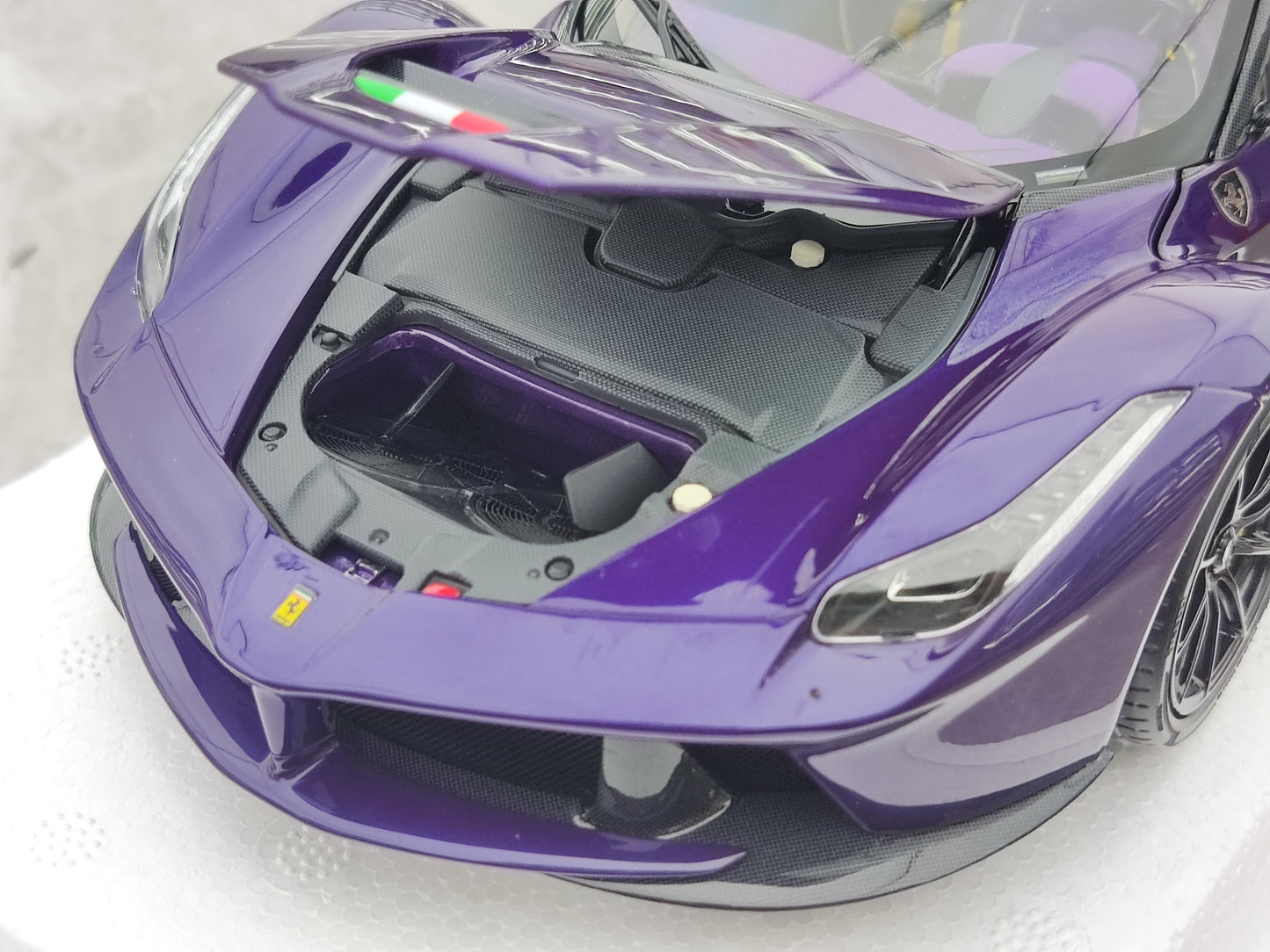 BBR 1/18 Ferrari LaFerrari Alloy Fully Open, Purple BB8182237