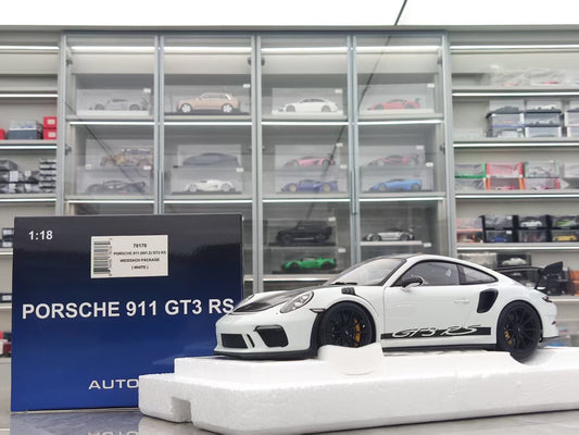 AUTO Art 1/18 Porsche 911 (991.2) GT3 RS White 78176