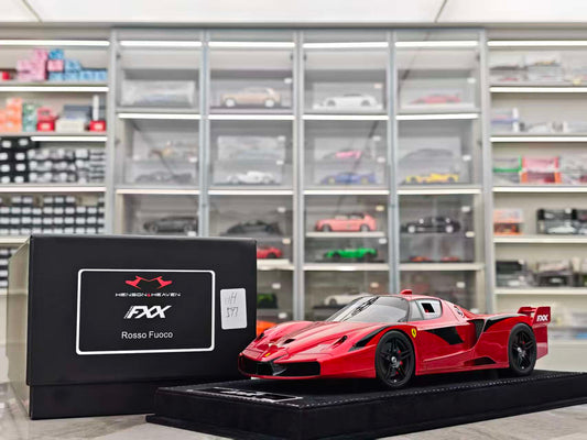 HH Model 1/18 Ferrari FXX Volcano Red HH547