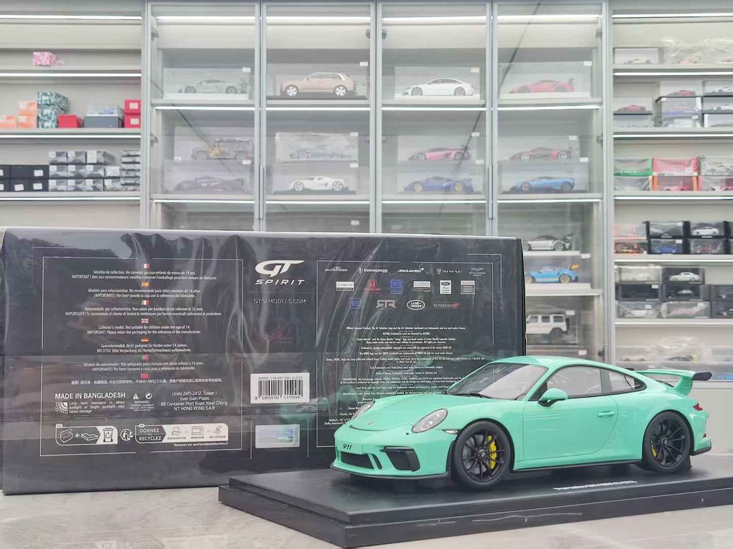 GT Spirit 1/18 Porsche 911 [991.2] GT3 Green GT550