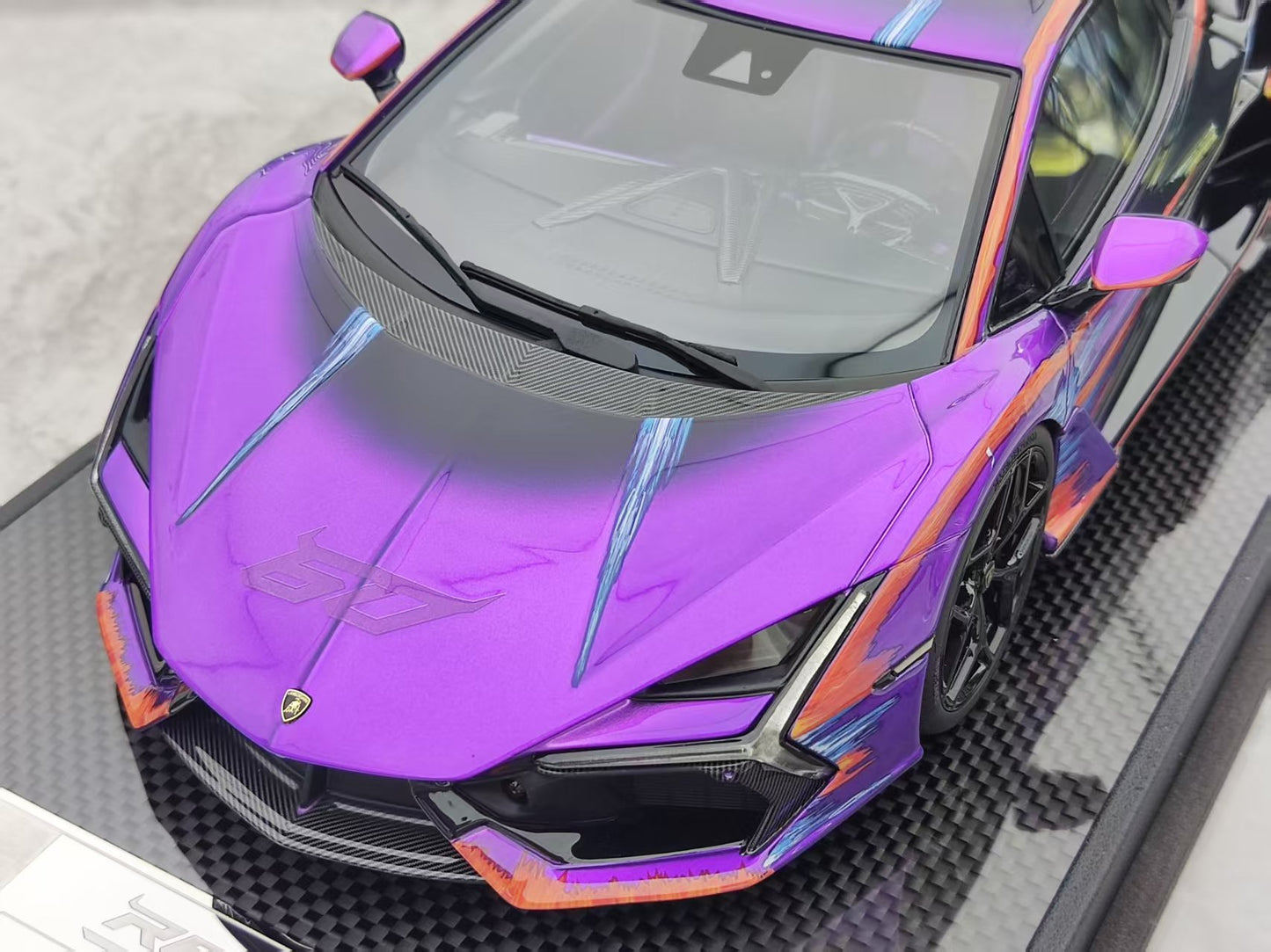 IVY 1/18 Lamborghini Revuelto Opera Unica 60th Anniversary Purple IVY232