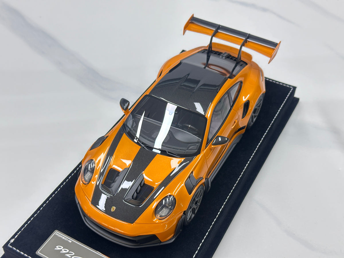 HH Model 1/18 Porsche 992 GT3 RS Volcano Orange HH729