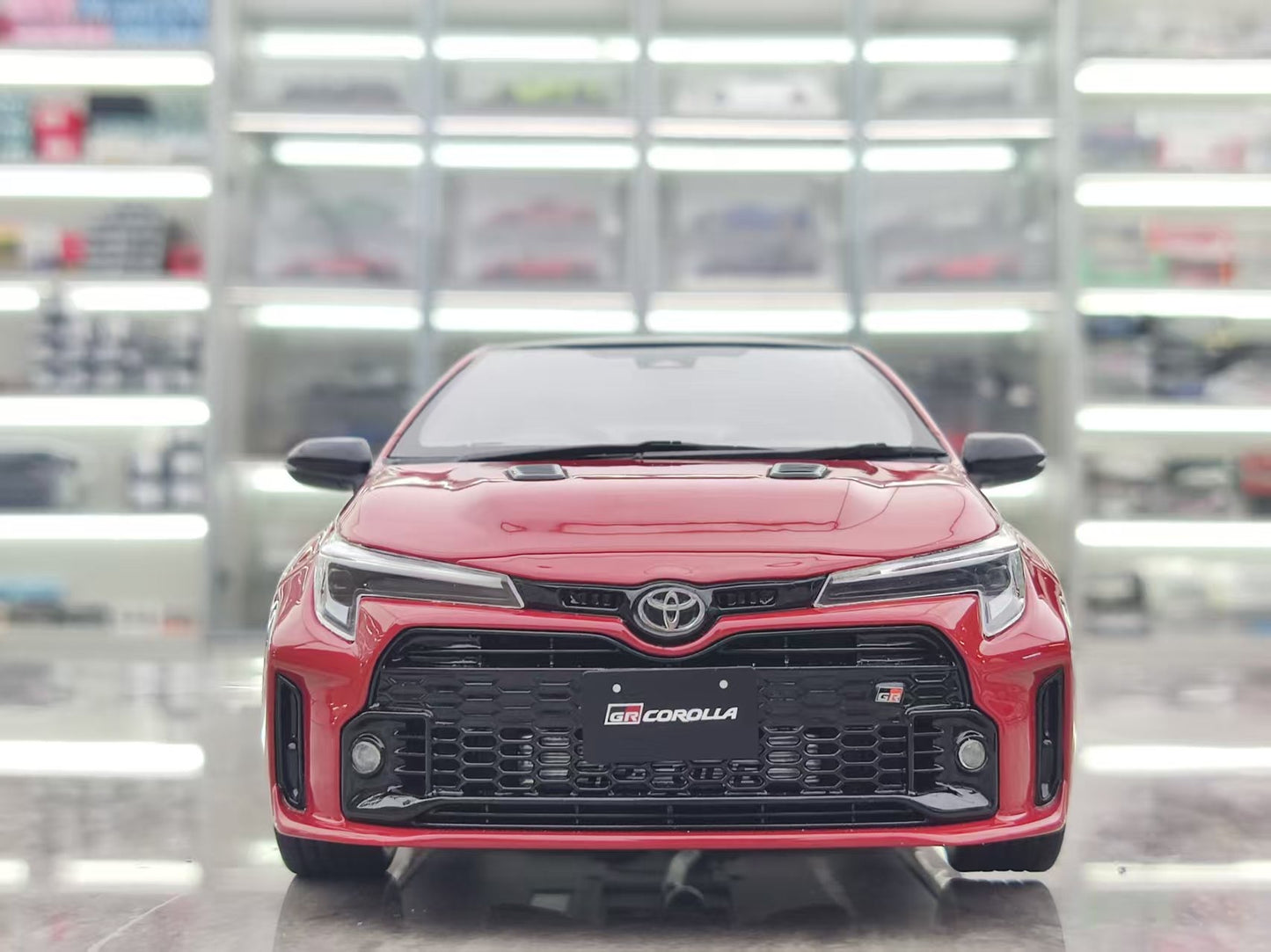 OTTO 1/18 Toyota COROLLA GR CIRCUIT EDITION SUPERSONIC Red Resin Model OT1072