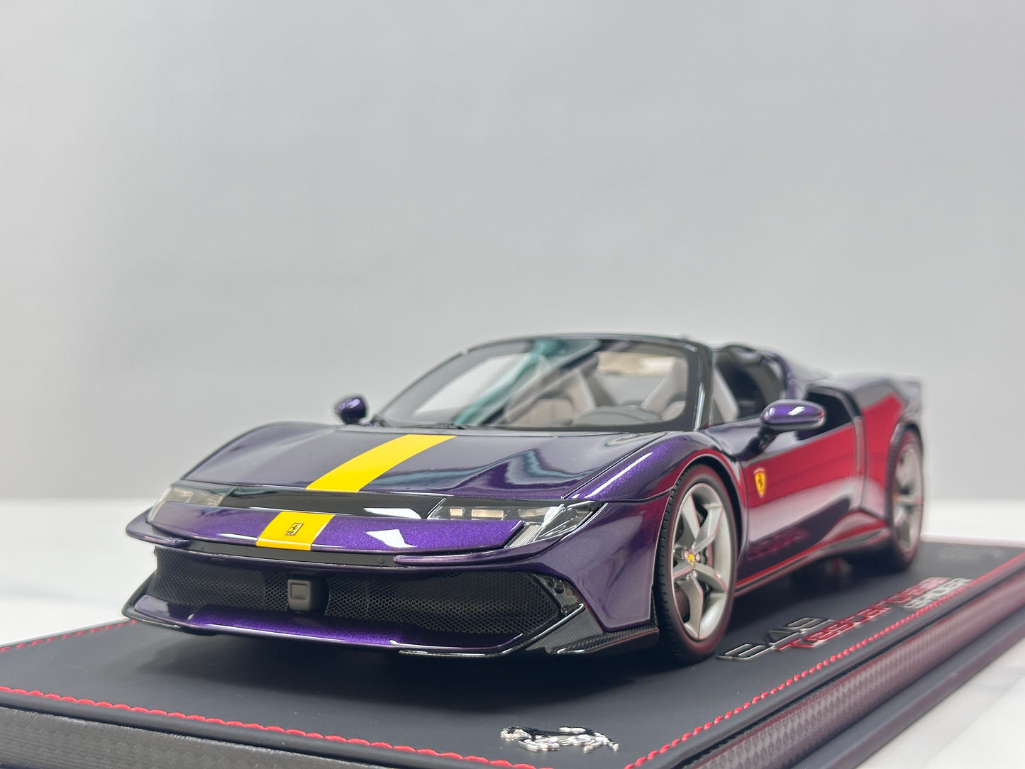 BBR 1/18 Ferrari Testarossa Spider Purple P18277D