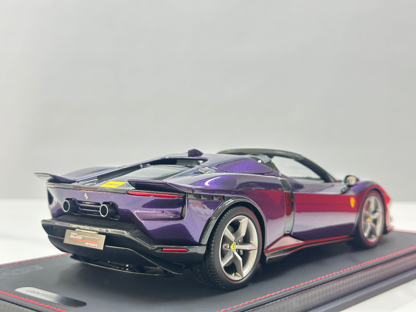 BBR 1/18 Ferrari Testarossa Spider Purple P18277D
