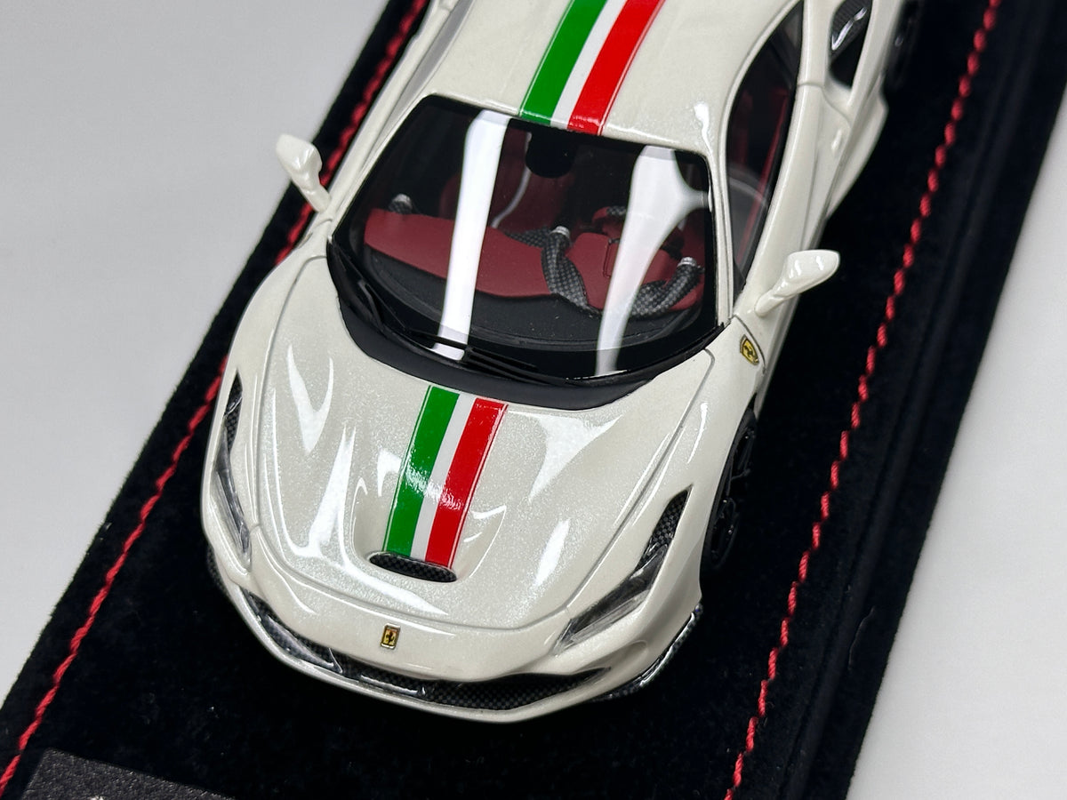 BBR 1/43 Ferrari F8 Tributo - Italian White - BBRC224A2CH