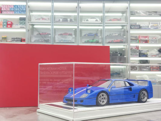 GL 1/18 Ferrari F40 Blue Model Car JS-GL014