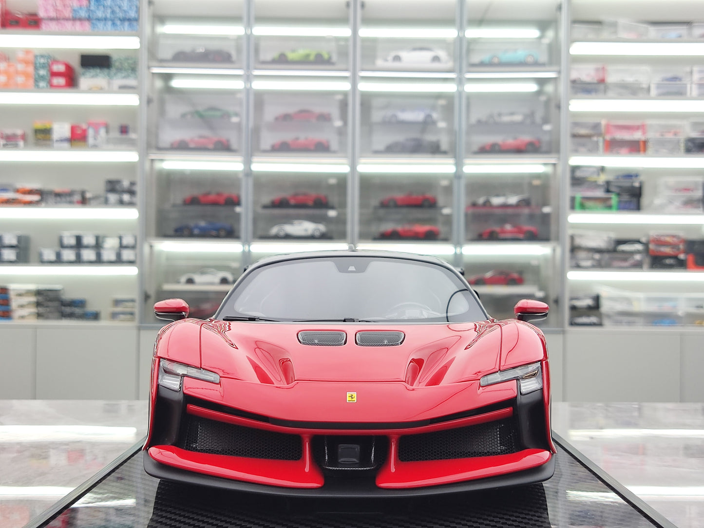 BBR 1/12 Ferrari SF90 XX Stradale Red Limited Edition Simulation Model Car BBR1220C