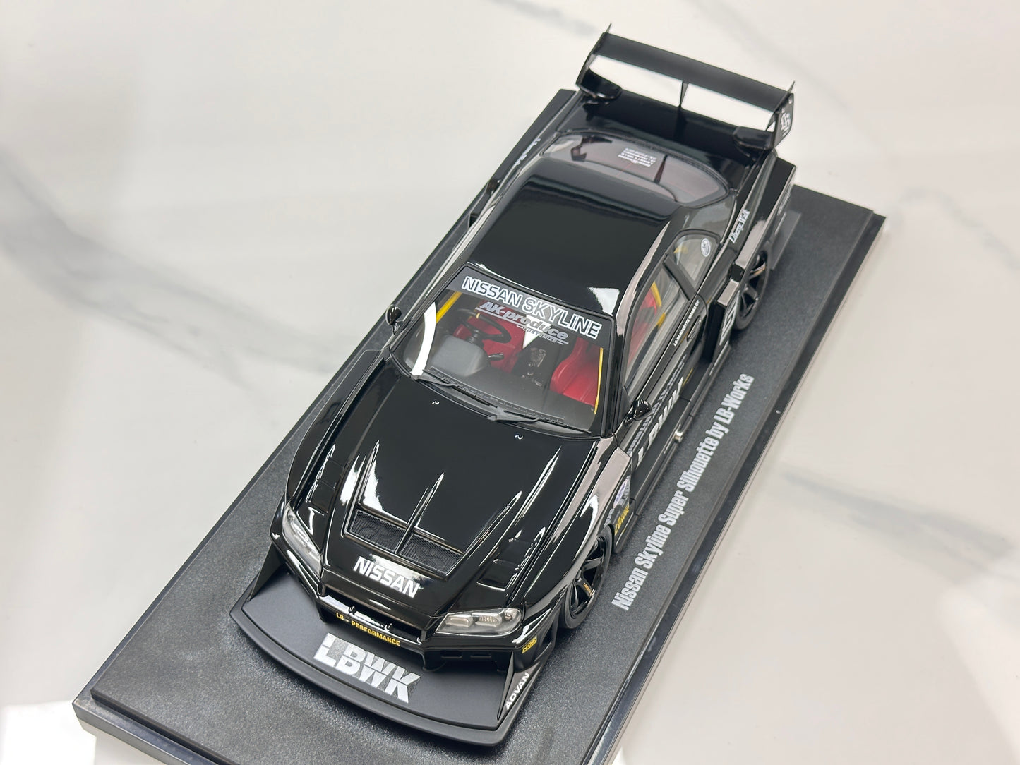 GT Spirit 1/18 Nissan Skyline GTR R34 LB - Super Silhouette Black Livery CLDC049