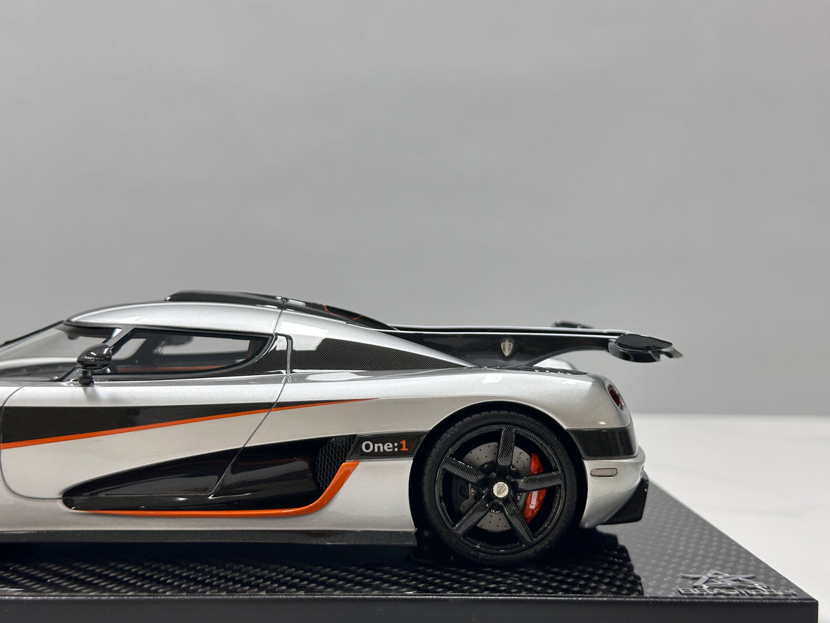 BBA Model 1/18 Koenigsegg One:1 Silver BBA098