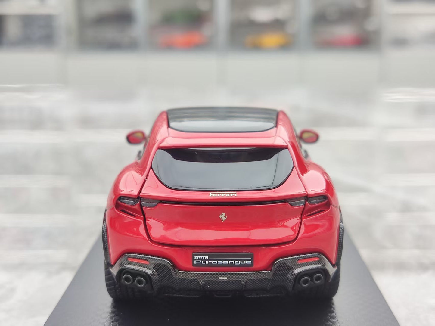 BBR 1/43 Ferrari Purosangue with panoramic sunroof, Racing Red (HE43002B)