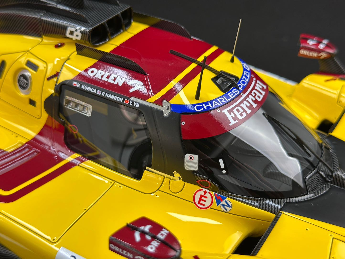 BBR 1/12 Ferrari 499P Le Mans 2025; Ye Yifei, champion, Le Mans #83, BBR1228C