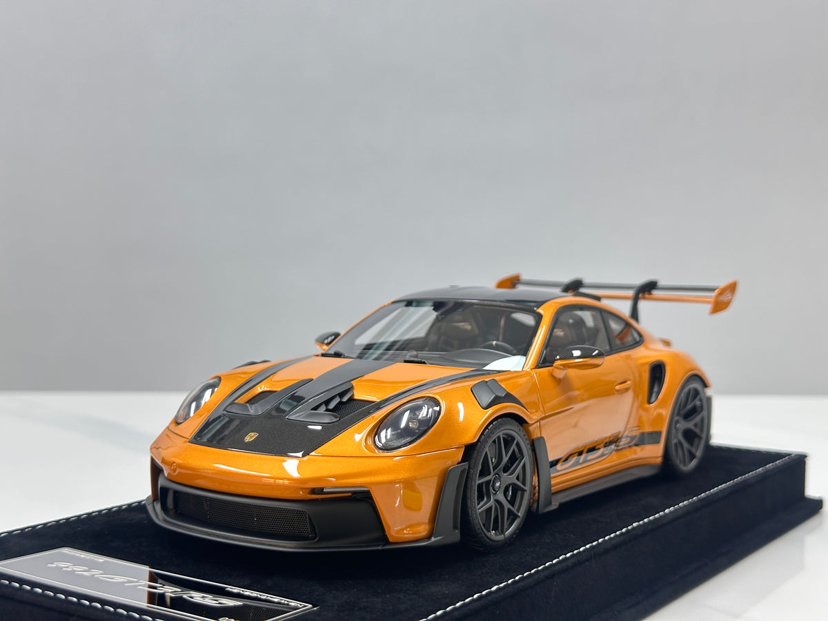 HH Model 1/18 Porsche 992 GT3 RS Volcano Orange HH729