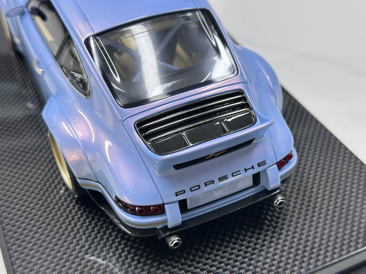 DinoModel 1/18 Porsche Singer DLS Ice Blue DC001