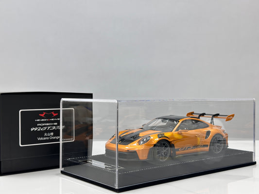 HH Model 1/18 Porsche 992 GT3 RS Volcano Orange HH729