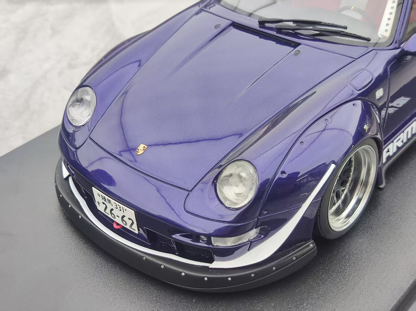 GT Spirit 1/18 Porsche RWB ARMY GIRL Purple GT562