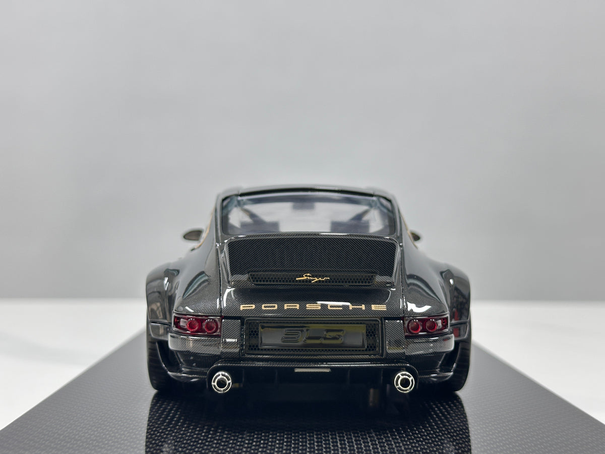 Dino Model 1/18 Porsche Singer DLS Black Carbon DC004
