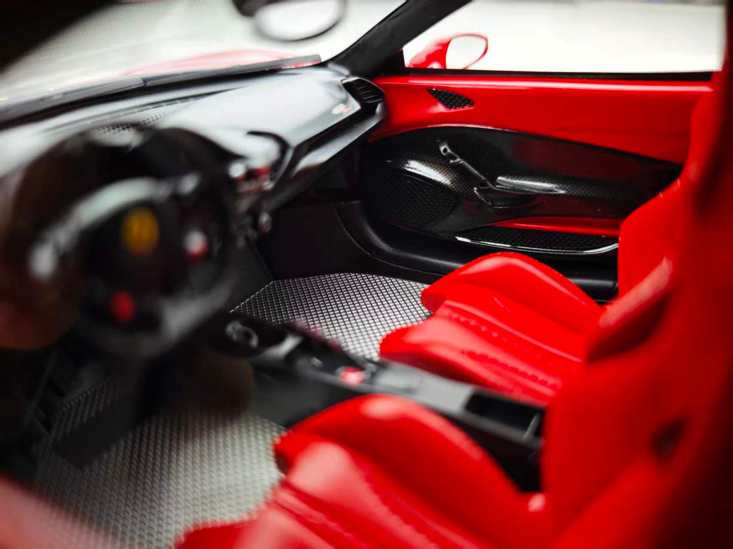 BBA MDOEL 1/18 Ferrari 488PISTA Metallic Red BBA056